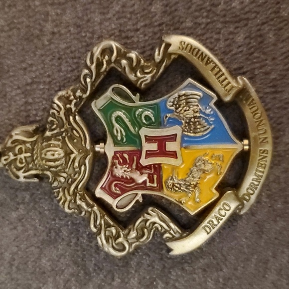 NWT Harry Potter metallic pivotal keychain. Four houses. From NYC store. - Picture 4 of 7